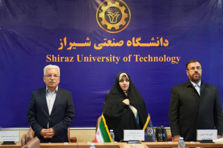 حضور معاون رئیس‌جمهور در امور زنان و خانواده و استاندار فارس در دانشگاه صنعتی شیراز